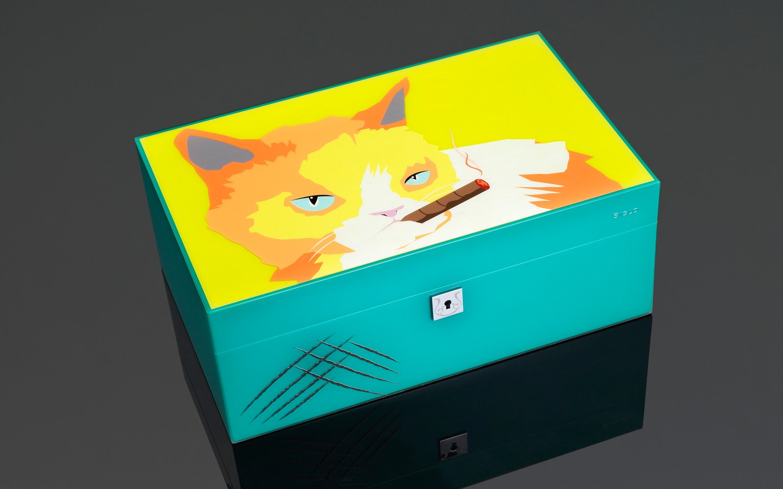 Grumpy Cat Humidor