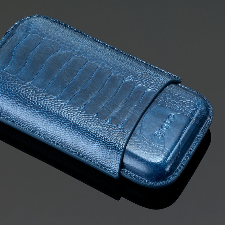 Ostrich Cigar Case