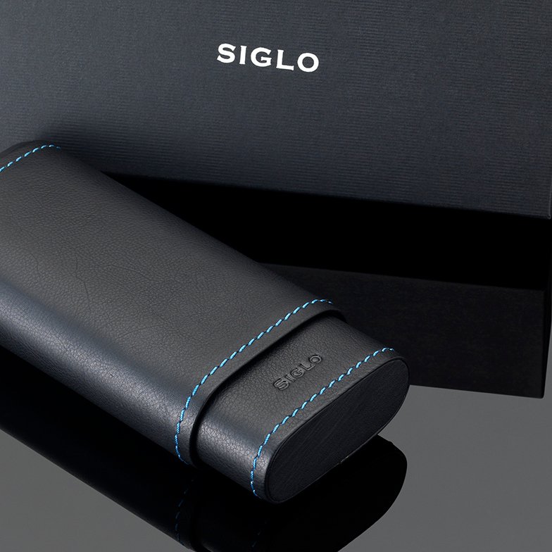 Stitches Leather Cigar Case