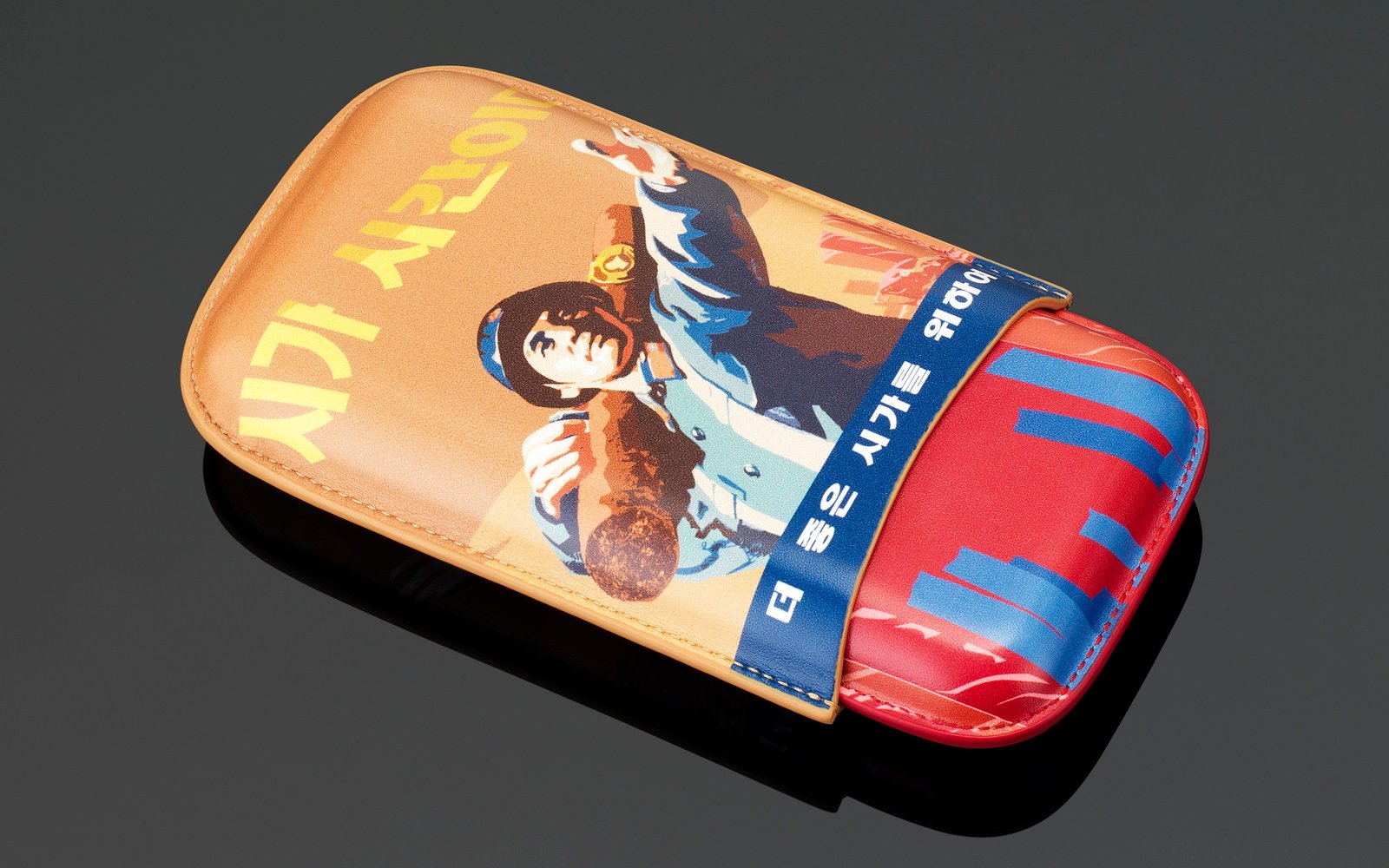 North Korean Revolution cigar case