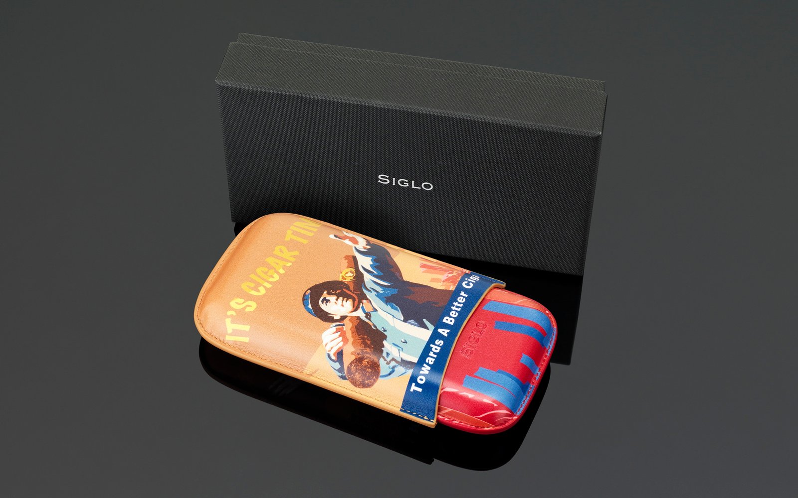North Korean Revolution cigar case