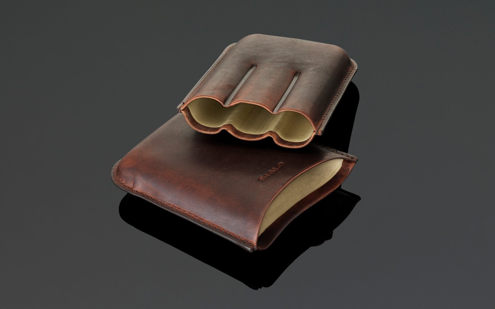 Vintage cigar case - short