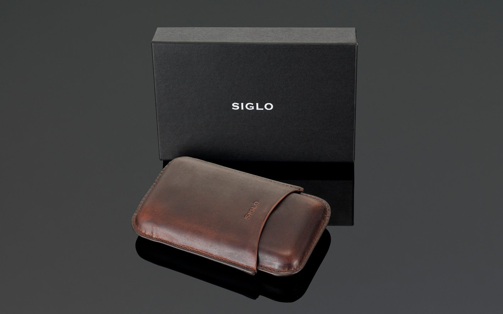 Vintage cigar case - short