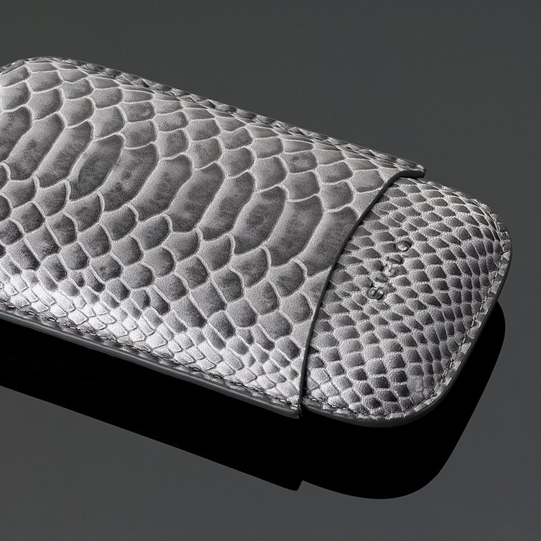 Snake Print Cigar Case